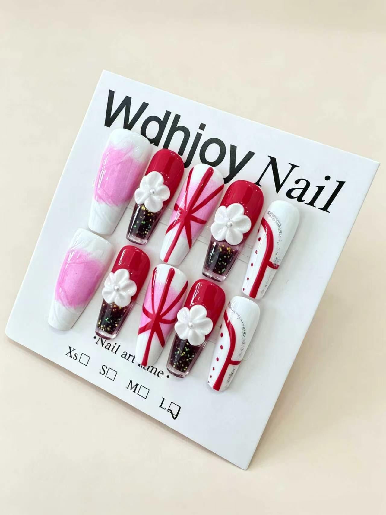 Handmade Reusable press On Nails