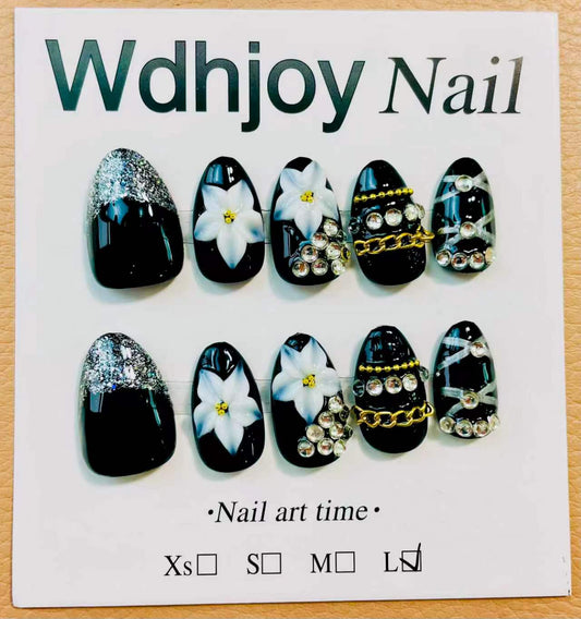 Handmade Reusable press On Nails