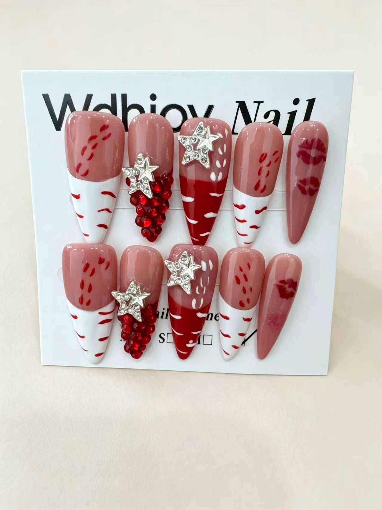 Handmade Reusable press On Nails