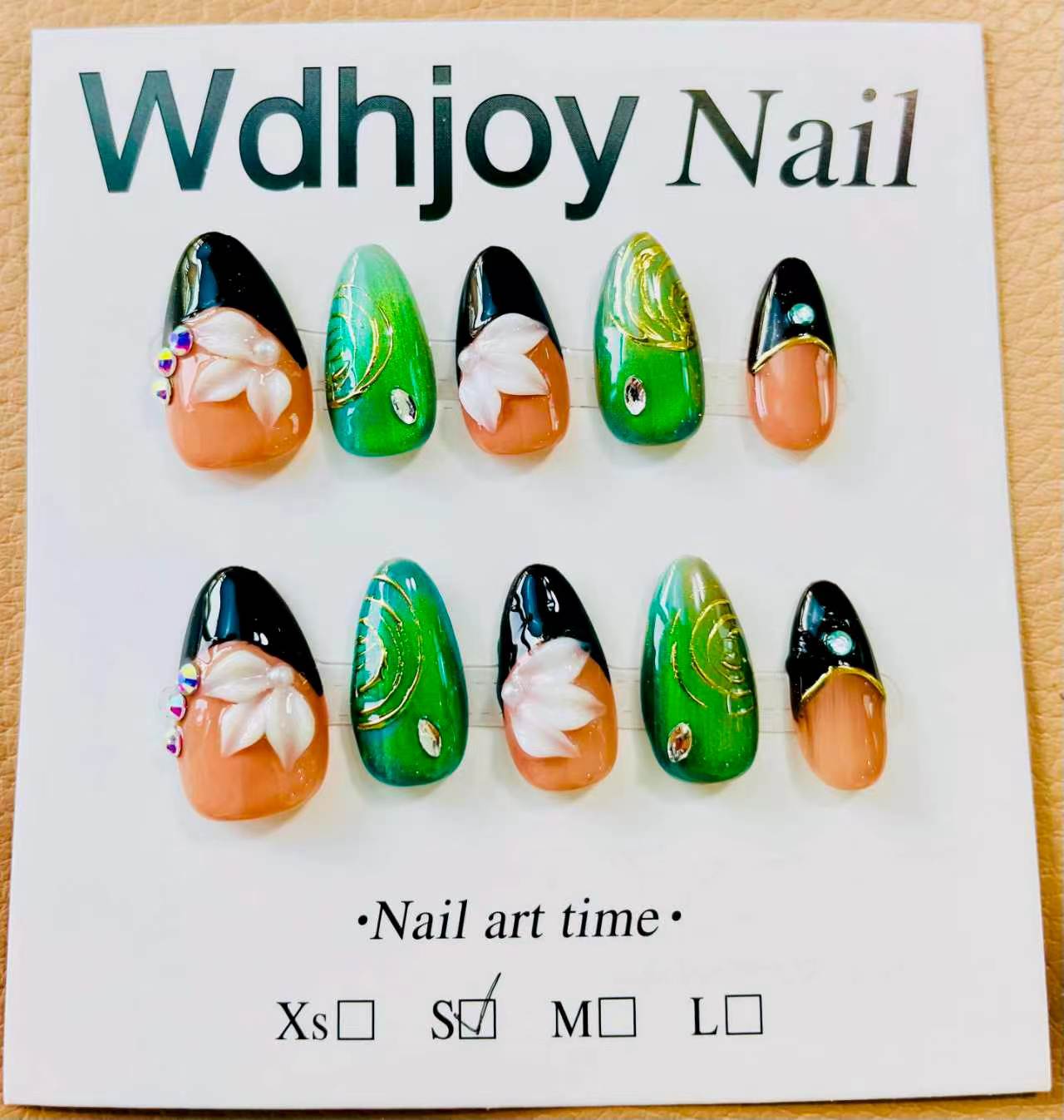 Handmade Reusable press On Nails