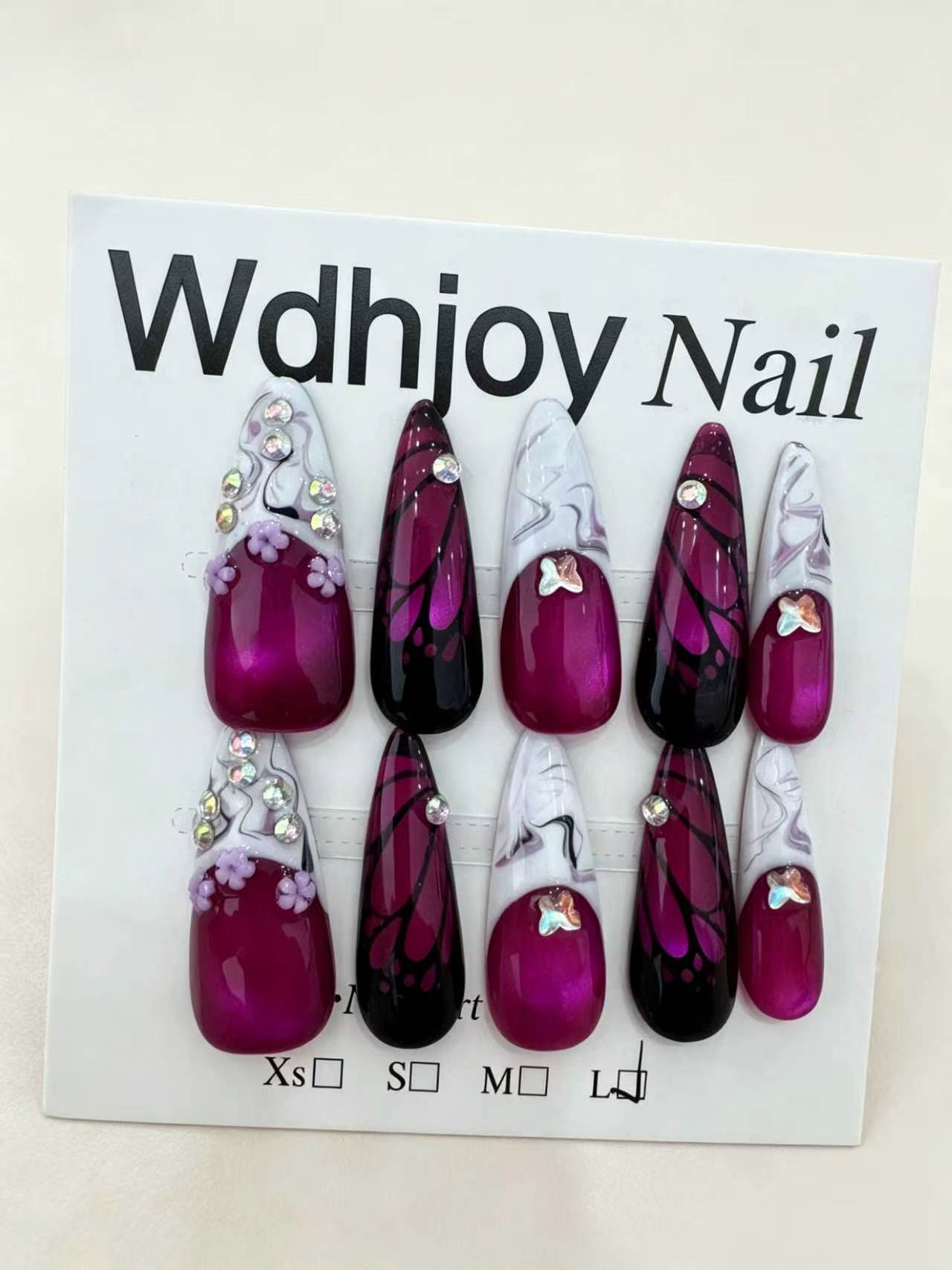 Handmade Reusable press On Nails